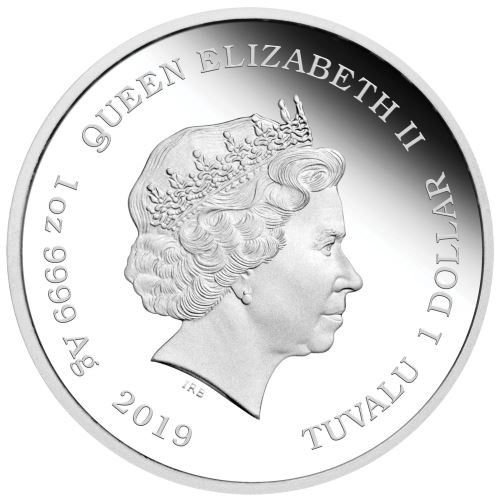 2019 Barbie™ 60th Anniversary 1 oz Silver Proof Colorized $1 Coin 