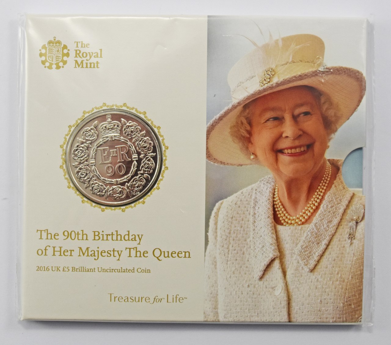 Coins Australia - The Queen's 90th Birthday 2016 UK £5 Brilliant ...