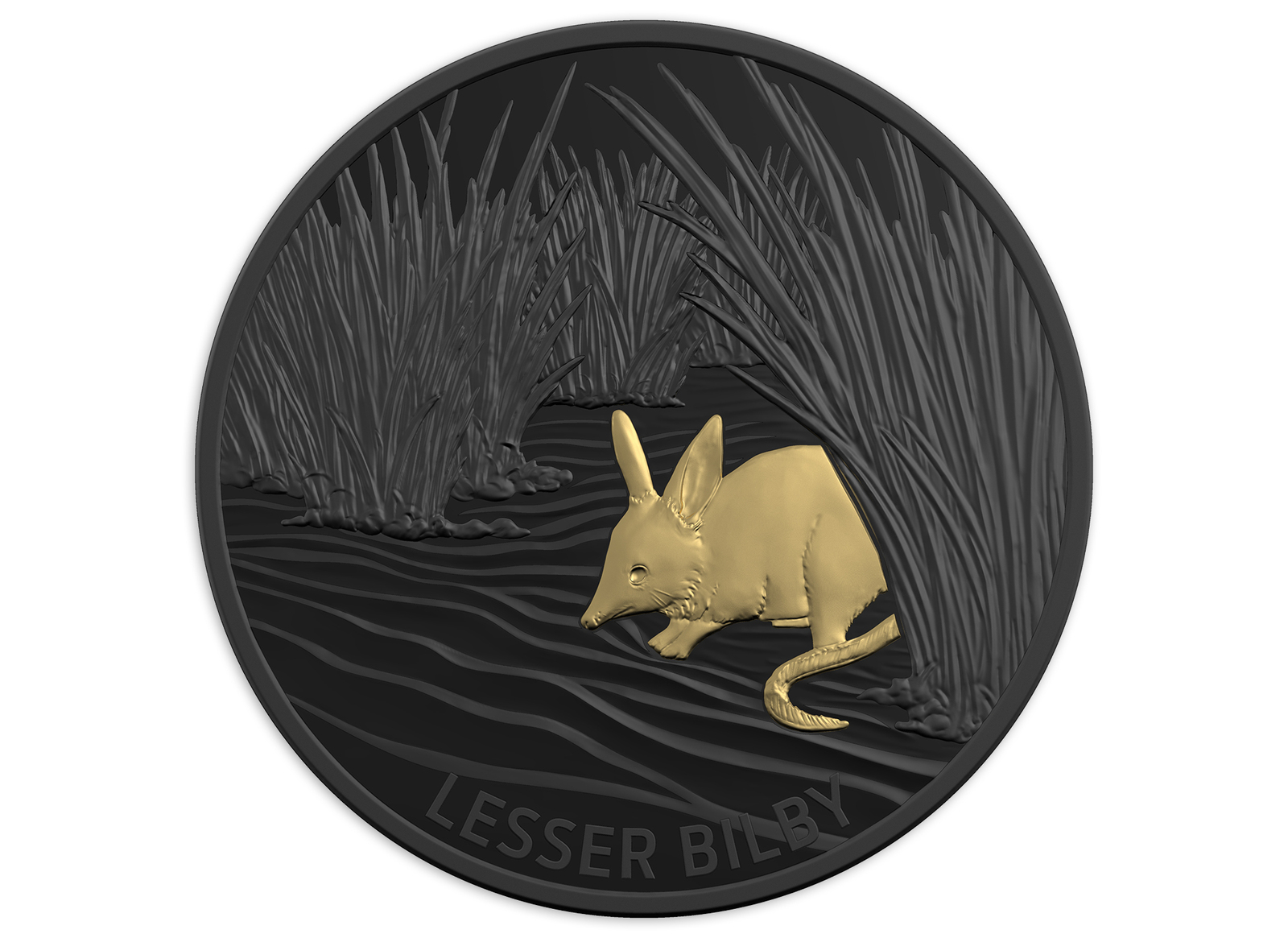 Coins Australia - Echoes of Australian Fauna - Lesser Bilby 2019 $5 1oz Nickel Plated ...