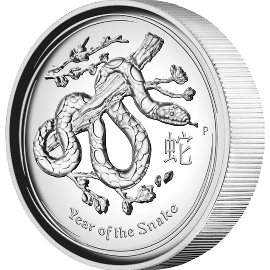 Coins Australia - 2013 Lunar Year of Snake 1oz High Relief Silver Proof Coin1041 x 1041