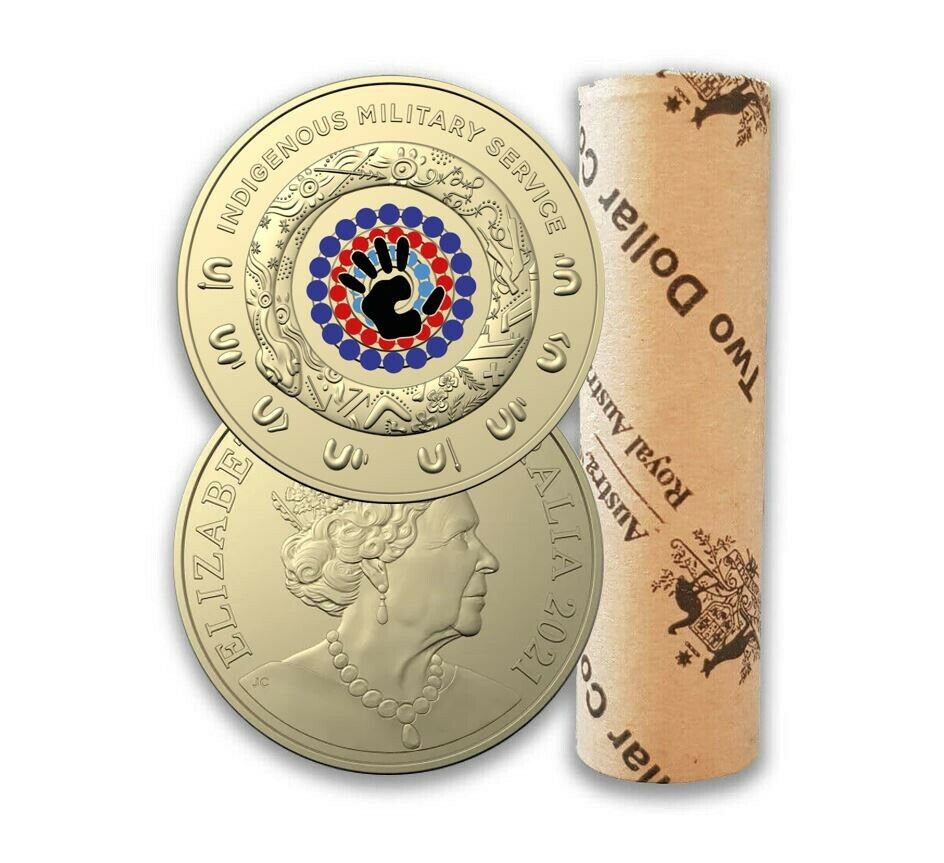 Coins Australia - 2021 Indigenous Service $2 Al/Br Colour ...