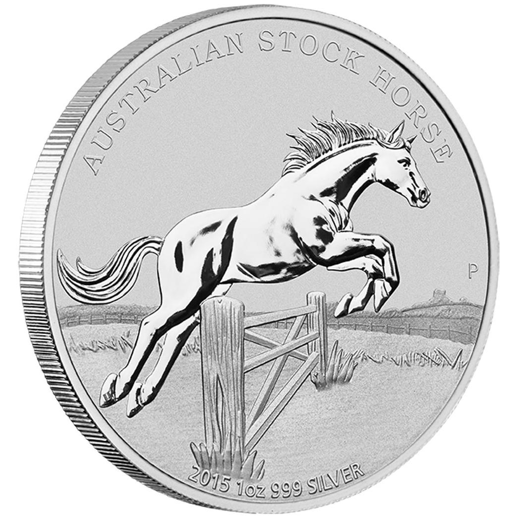 Coins Australia - 2015 Australian Stock Horse 1oz. Silver ...