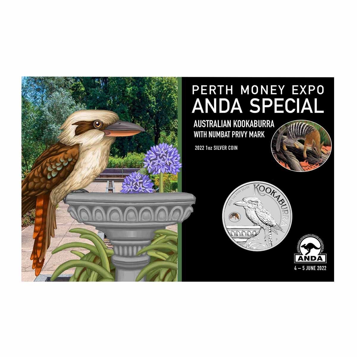 $1 1 oz fine Silver Kookaburra Special Edition Australia 2014 Privy Mark Horse 